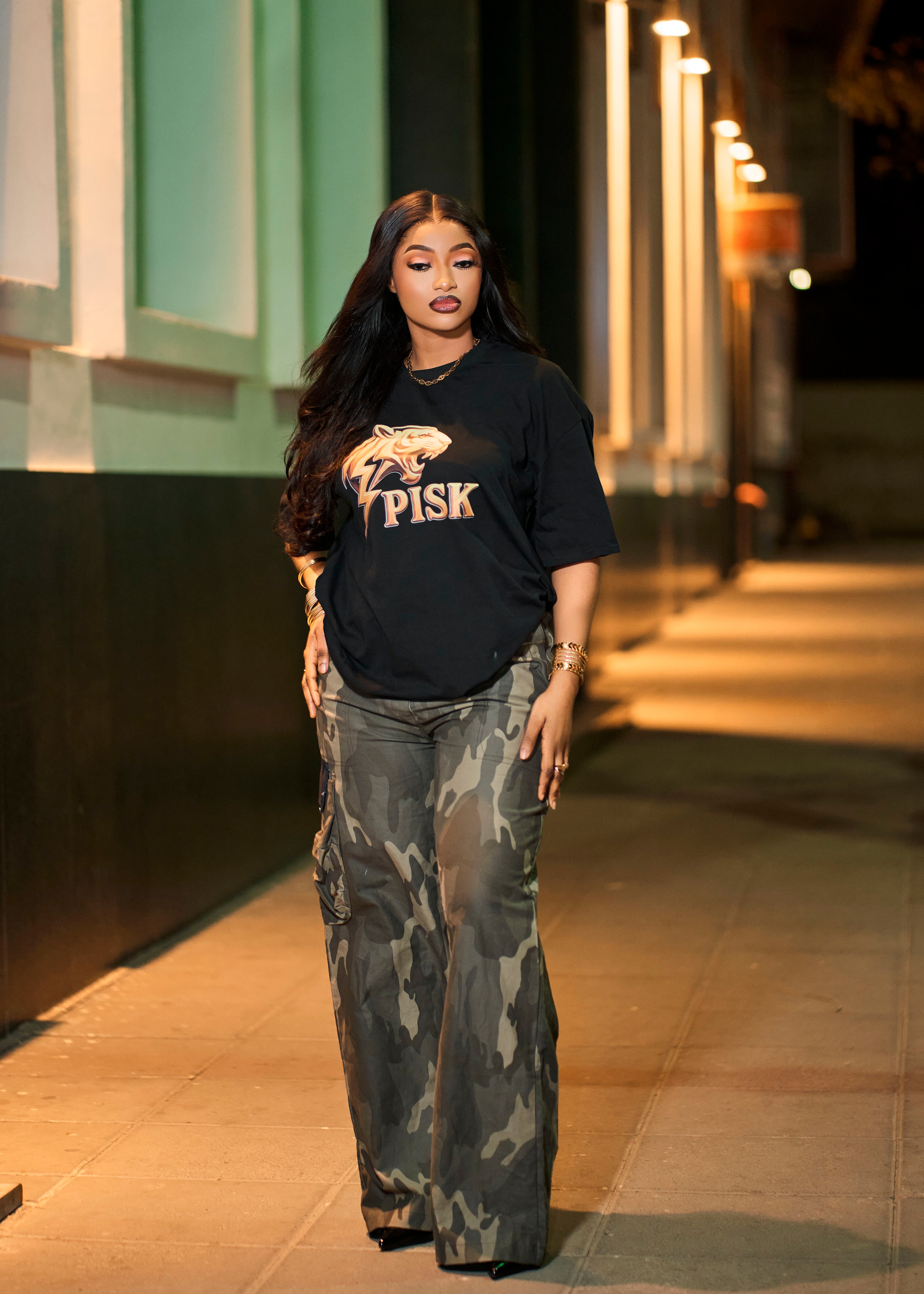 T-shirt PISK Signature – Noir Intense