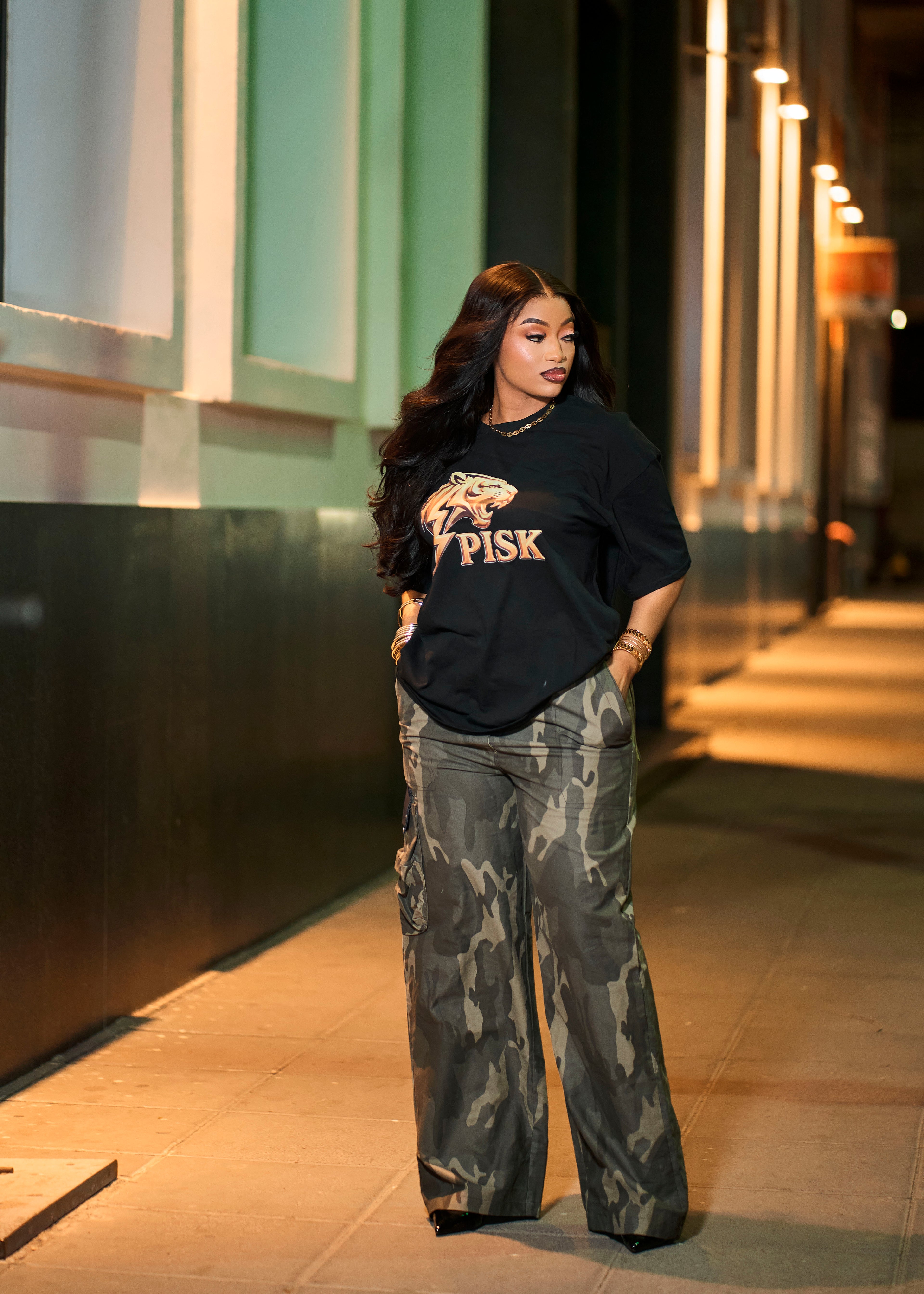 T-shirt PISK Signature – Noir Intense